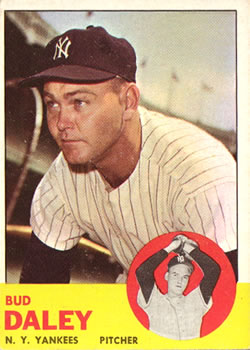 1963 Topps #38 Bud Daley Front