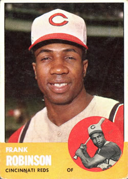 1963 Topps #400 Frank Robinson Front