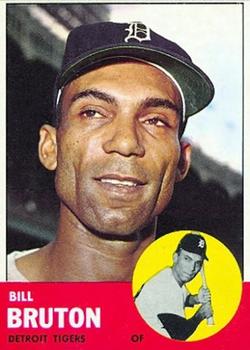 1963 Topps #437 Bill Bruton Front