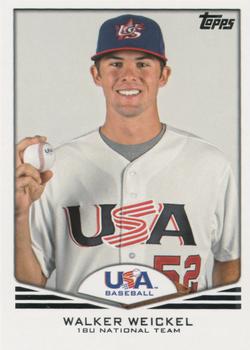 2011 Topps USA Baseball #USA-52 Walker Weickel Front