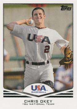 2011 Topps USA Baseball #USA-53 Chris Okey Front