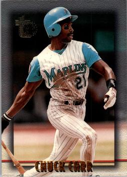 1995 Topps Embossed #16 Chuck Carr Front