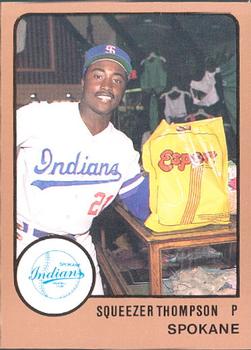1988 ProCards #1927 Squeezer Thompson Front