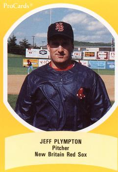1990 ProCards Eastern League All-Stars #EL33 Jeff Plympton Front