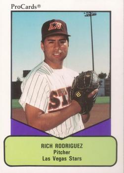 1990 ProCards AAA #11 Rich Rodriguez Front