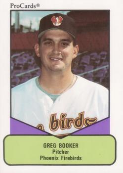 1990 ProCards AAA #29 Greg Booker Front