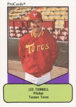 1990 ProCards AAA #194 Lee Tunnell Front