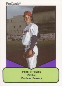 1990 ProCards AAA #247 Park Pittman Front