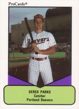 1990 ProCards AAA #251 Derek Parks Front