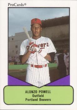 1990 ProCards AAA #263 Alonzo Powell Front