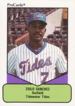 1990 ProCards AAA #289 Zoilo Sanchez Front