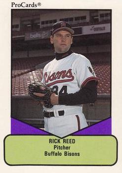 1990 ProCards AAA #486 Rick Reed Front