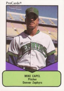 1990 ProCards AAA #643 Mike Capel Front