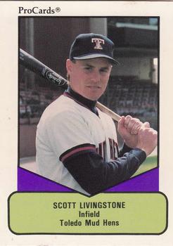 1990 ProCards AAA #387 Scott Livingstone Front