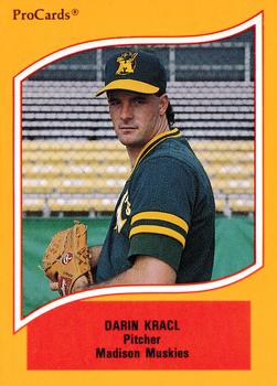 1990 ProCards A and AA #114 Darin Kracl Front
