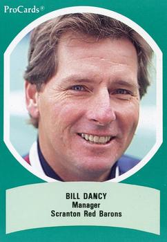 1990 ProCards Triple A All-Stars #AAA27 Bill Dancy Front