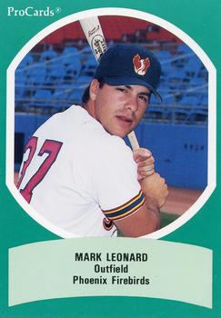 1990 ProCards Triple A All-Stars #AAA52 Mark Leonard Front