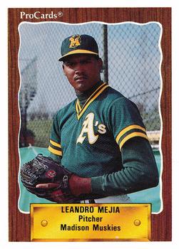 1990 ProCards #2266 Leandro Mejia Front