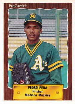1990 ProCards #2270 Pedro Pena Front