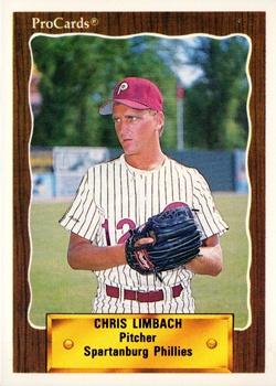 1990 ProCards #2488 Chris Limbach Front