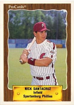 1990 ProCards #2501 Nick Santacruz Front