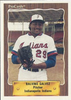 1990 ProCards #296 Balvino Galvez Front