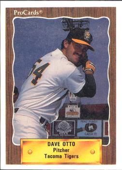 1990 ProCards #89 Dave Otto Front