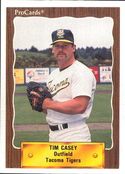 1990 ProCards #104 Tim Casey Front