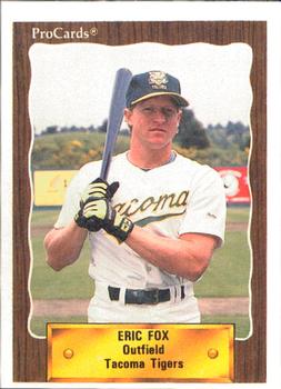 1990 ProCards #107 Eric Fox Front