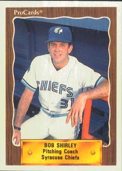 1990 ProCards #589 Bob Shirley Front