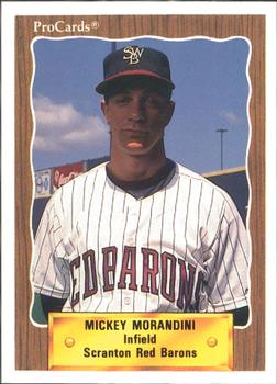 1990 ProCards #606 Mickey Morandini Front