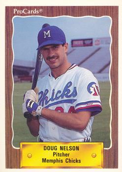 1990 ProCards #1004 Doug Nelson Front