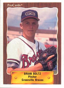 1990 ProCards #1122 Brian Boltz Front