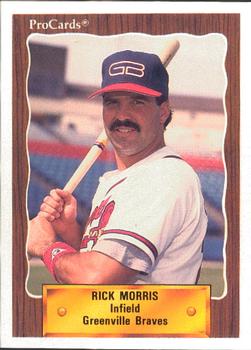 1990 ProCards #1136 Rick Morris Front