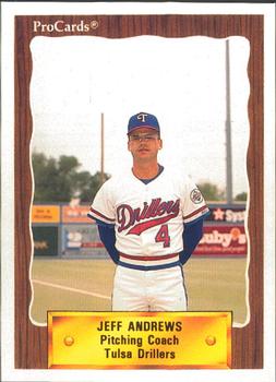 1990 ProCards #1174 Jeff Andrews Front