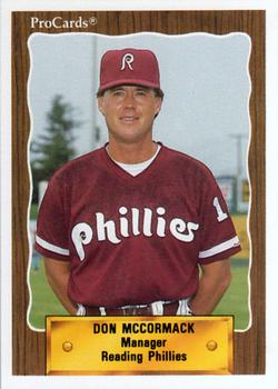 1990 ProCards #1234 Don McCormack Front