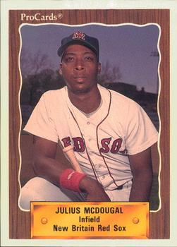 1990 ProCards #1326 Julius McDougal Front