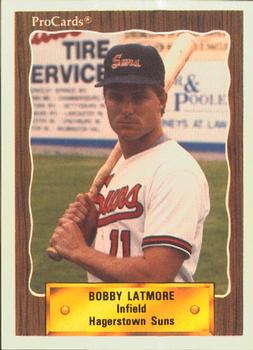 1990 ProCards #1422 Bobby Latmore Front