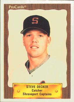 1990 ProCards #1445 Steve Decker Front