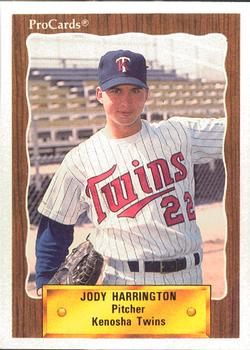 1990 ProCards #2288 Jody Harrington Front