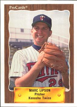 1990 ProCards #2289 Marc Lipson Front