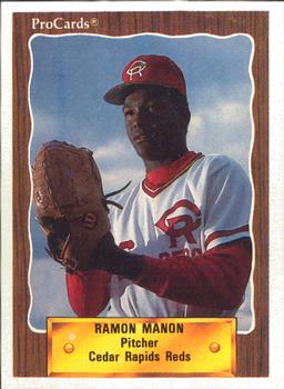 1990 ProCards #2316 Ramon Manon Front