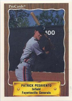 1990 ProCards #2415 Patrick Pesavento Front
