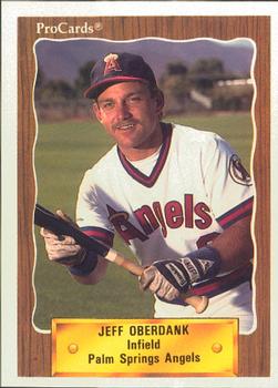 1990 ProCards #2585 Jeff Oberdank Front