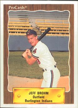 1990 ProCards #3019 Jeff Brohm Front