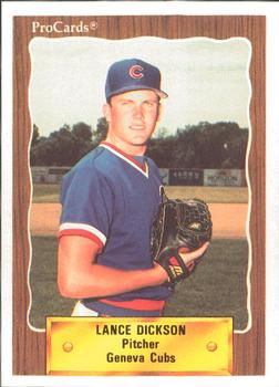 1990 ProCards #3029 Lance Dickson Front