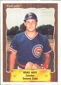 1990 ProCards #3032 Brad Huff Front