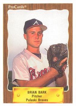 1990 ProCards #3101 Brian Bark Front
