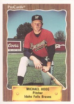 1990 ProCards #3244 Michael Hoog Front