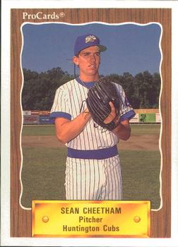 1990 ProCards #3273 Sean Cheetham Front